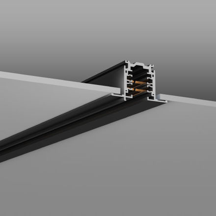 Bild von Allround DALI-Stromschiene 3m Einbau, schwarz