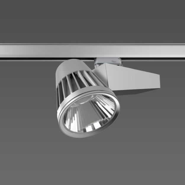 Bild von Tarek silber metallic 45 W 3000 K 4350 lm 16°