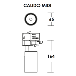 Bild von Calido Clickbeam Midi LED 25W 38°/21° 3000K 1950lm