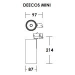 Bild von Deecos S Mini LED 29W 18° 3000K 2800lm