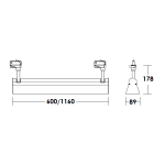 Bild von Triade LED 36 W 4000 K 3100 lm 88/98° DALI