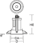 Bild von Deecos R Mini LED 19 W 4000K 1950lm 29°  DALI 