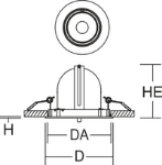 Bild von Golas Maxi LED 24 W 4000K 2500lm 12°