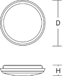 Bild von HB 502 LED 25 W 3000K 2000lm