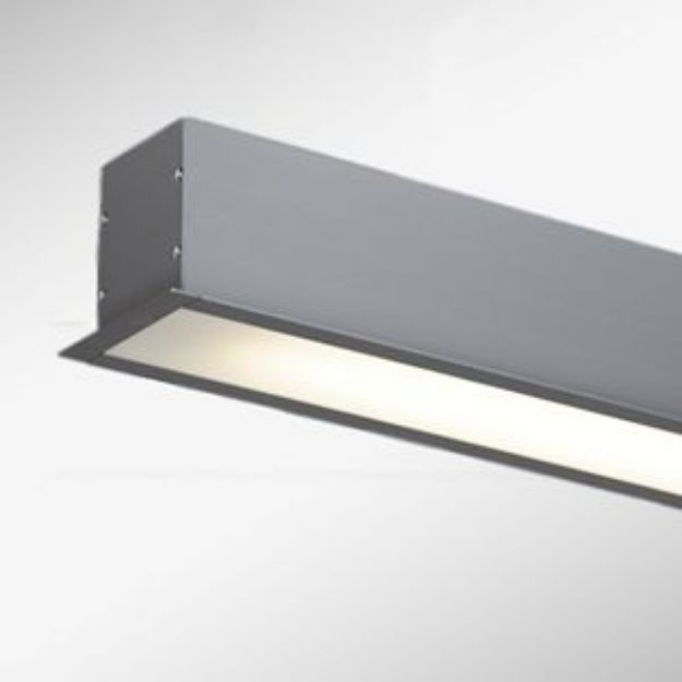 Bild von S Line Einbau Einzelleuchte LED Microprismenglas HE 32 W 4000K 3880lm